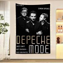 Depeche Mode Dainininkas Žvaigždė Spalvingas Gobelenas Sieninis Kabinamas Bohemiškas Sieninis Gobelenas Mandalos Sienos Kabinimo Lakštai 74x94cm(29x37in) gray