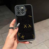 Fashion K-Kaws Phone Case For IPhone 11 12 13 16 15 17 14 Pro Max Soft Funda Silicone Cover iPhone 17 gray
