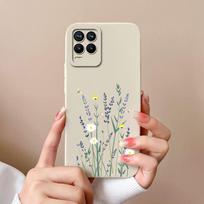 Dėklas Realme 8 Pro 8S Mielas meškiukas Minkštas skystas silikonas Pilna apsauga Smūgiams atsparus telefono dėklas Realme8 Realme 8 S 8Pro Realme 8 Pro beige