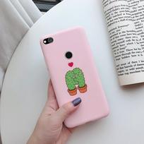 Dėklas Huawei P8 P9 Lite 2017 Honor 8 Lite Dėklas Minkštas Matinis Silikonas Mielas Katė Kaktusas Dangtelis Huawei P9 P10 Lite Telefono Dėklas Capa P8 Lite 2017