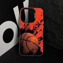 B-Krepšinio telefono dėklas, skirtas iPhone 17,16,15,14,13,12,11 Plus,Pro Max,XS,Spalvingas sidabrinis telefono dėklas Funda Cover iPhone15