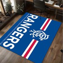 1 vnt. Rangers futbolo klubo spausdintas kilimas - namų dekoravimo kilimas svetainei, miegamajam, grindims, kompiuterio kėdės plotui 40x60cm( 15x23in )