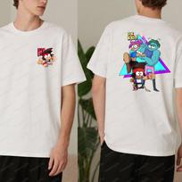 Funny OK K.O.! Enid Rad Graphic Tee Cotton Shirt Vibrant Hero Print Design Urban Street Style for Men Women Anime Enthusiasts 5XL įvairiaspalvis
