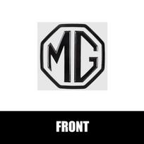 1/2 vnt. Automobilio stiliaus variklio dangčio priekinės grotelės emblema lipdukas, galinės bagažinės emblema lipdukas dekoracija Morris Garages MG MG7 priedui black