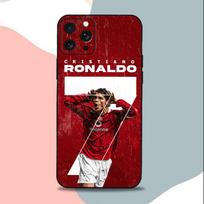 C-CR7S Futbolo R-Ronaldo-ES Telefono dėklas iPhone 15,13,16,12,11,17,14,Plus,Pro,Max,XS,XR,X,SE,Mini,Minkštas silikoninis juodas dangtelis iPhone13mini