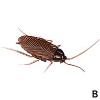 Interaktyvus elektrinis tarakonas voras katės žaislas, veikiantis baterijomis, vibruojantis, žaidimui su augintiniais, juokdarių dovanos brown