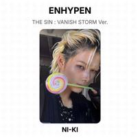 ENHYPEN THE SIN : VANISH STORM Versija. Oficiali nuotraukų kortelė NI-KI gray