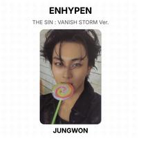 ENHYPEN THE SIN : VANISH STORM Versija. Oficiali nuotraukų kortelė JUNGWON