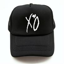 XO The Weeknd Trucker kepurė Vasarinė Unisex Juokinga kepurė Beisbolo kepurės Šauni Unisex Tinklelio kepurės MZ black