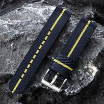 20mm 22mm Drobės Nailono Laikrodžio Dirželis Omega Vyriškam Kariniam Retro Laikrodžio Dirželiui Tudor Greito Atleidimo Sportiniam Austas Nailono Laikrodžio Dirželis 22mm gray