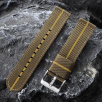 20mm 22mm Drobės Nailono Laikrodžio Dirželis Omega Vyriškam Kariniam Retro Laikrodžio Dirželiui Tudor Greito Atleidimo Sportiniam Austas Nailono Laikrodžio Dirželis 20mm gray