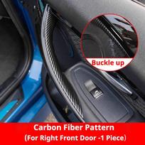 Automobilio vidinės durų rankenėlės, skirtos BMW F30 F31 F32 F34 F36 F80 F82 3 4 serijos 3GT, ABS vidinės durų rankenėlės traukiklio apsauginis dangtelis Front Right (Carbon)