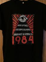 1984 - George Orwell Novel - “War Is Peace - Freedom Is Slavery … “ - Black - L M black