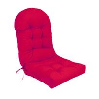 Lauko rotango gultas su aukštu atlošu ir vandeniui atspariu apsaugos nuo saulės čiužiniu Brushed: 110*50cm ryškiai raudonos spalvos