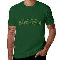 Directed by David Lynch T-Shirt customizeds sports fans cute tops quick drying Short sleeve tee Unisex 3XL black