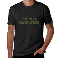Directed by David Lynch T-Shirt customizeds sports fans cute tops quick drying Short sleeve tee Unisex 3XL black