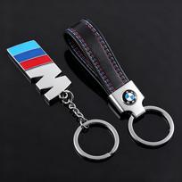 Prabangus odinis automobilio emblema Raktų pakabukas Raktų grandinėlė BMW M X1 X2 X3 X4 X5 X6 3 5 Serijos M2 M3 M4 M5 M6 M7 Priedai vdkc30 black