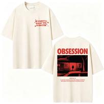Obsession 2026 Filmo Marškinėliai Vienas Noras Gluosnis Saugokis, Ko Trokšti Akis Marškinėliai Unisex Unisex Laisvalaikio Medvilninis Oversized Marškinėlis S white