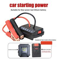 Automobilio ličio baterijos keitiklis įkroviklis spaustukas automatinis uždegimo žiebtuvėlis paleidimo įrenginys Makita stiprintuvo laido adapteriui avarinis maitinimas pasidaryk pats įrankiai 1