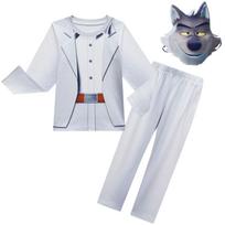 Blogiukai Filmo Cosplay Kostiumas Blogiukai Ponas Vilkas Pirana Gyvatė Ryklė Cosplay Kostiumas Helovino Šventės Vienodas Gimtadienio Dovana 120cm white