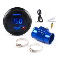Dynoracing 52MM Skaitmeninis Mėlynas LED Vandens Temperatūros Matuoklis 40-150 Celsijaus Su 1/8NPT Vandens Temperatūros Sandarinimo Vamzdelio Adapteriu 40MM black