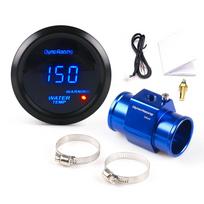 Dynoracing 52MM Skaitmeninis Mėlynas LED Vandens Temperatūros Matuoklis 40-150 Celsijaus Su 1/8NPT Vandens Temperatūros Sandarinimo Vamzdelio Adapteriu 38MM