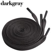 1 pora vašuotų batraiščių Odiniai Vandeniui atsparūs Plokšti batraiščiai Unisex Batai Batraiščių ilgis 80CM 100CM 120CM 140CM 160CM 80cm black