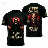 Vyriškas marškinėlis Roko grupė Ozzy Osbourne 3D spausdinimo marškinėlis Viršutiniai drabužiai Moteriški didelio dydžio viršutiniai drabužiai Marškinėliai Vasaros marškinėlis Vaikų drabužiai Albumas 2025 Ne 2XL black