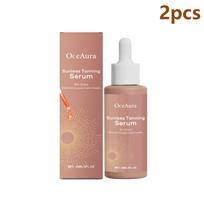 OceAura Savaiminio įdegio lašai soliariumui Morkų bronzos spalvos Drėkinanti oda Įdegio be saulės produktai Arbūzų įdegio serumas 60ml