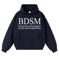 BDSM Verslo plėtros Pardavimų ir rinkodaros Hoodis Vyrams Moterims Madingas Džemperis Fleece L black