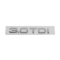 3D 1.9 2.0 3.0 TDI raidės A6 Q5 Q7 SQ5 SQ7 A4 A3 B6 B7 B8 B9 automobiliui Variklio dangtis Sparnas bagažinė Galinė lipdukas Ženklelis Lipdukas gray