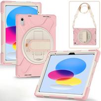 Shockproof Case For iPad A16 11th Generation 10.9 iPad 10th Gen A3354 A3355 A3356 A2757 A2777 A2696 360Rotating Stand Cover iPad 10.9 2022-10th