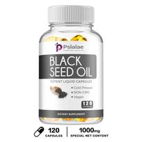 Pslalae - 1000 mg Organic Black Seed Oil - Vegan Capsules - Hair Health 120*1