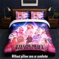 Taylor Swift Design Bed Bedding Set 1 Duvet Cover + 2 Pillowcases Soft Breathable Household Bed Linens 180cm*210cm
