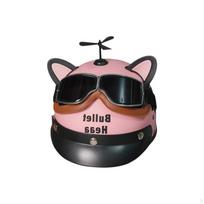 Vaikų motociklo šalmas, lengva apsauginė įranga, reguliuojamas, vasarai, berniukams mergaitėms, tamsiai mėlynas Pink Cat B One Size gray