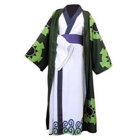 Anime Roronoa Zoro Cosplay Kostiumas, Wano Kuni Žemės Kimono Chalatas, Pilni Drabužiai Helovynui ir Karnavalui L smėlis