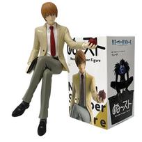 16cm Mirties užrašas Anime Yagami Light / L / Ryuuk Veiksmo figūrėlė Statulėlė Figūrėlės Pvc Kolekcija skulptūra Modelis Žaislas Kalėdinės dovanos