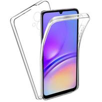 Skaidrus 360 viso korpuso dvigubas dėklas, skirtas Samsung Galaxy A05S A15 A25 A35 A55 A04S A54 A53 S23 S24 Redmi Note 13 iPhone 15 14 13 12 Pro Max minkštas TPU dangtelis For Samsung Galaxy A53 5G gryna