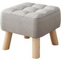 Pakojaus ir Osmanės, Sofos Pakojaus, Kojų Kėdutės Svetainei, Lauko Pakojaus su Medžio Masyvo Kojomis, Moderniam Namui Svetainei Miegamajam 30x30x26cm pilka