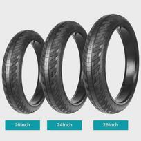 Sniego motociklo 20/24/26x3.0 padangos, paplūdimio automobilių padangos, plačios dviračių padangos, kalnų dviračių riebios padangos 20 inch gray