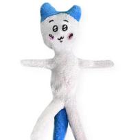 Miniso Chiikawas 10 cm pliušinis pakabukas Kawaii Hachiware Usagi anime mielas animacinis aksesuaras mokyklinio krepšio žaislai mergaitės gimtadienio dovana white