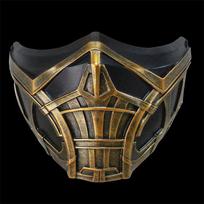 Smagi Mortal Kombat Scorpion pusės veido kaukė su žaismingu dizainu vakarėliams ir renginiams Copper Scorpion Mask