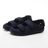 Platesni didelių dydžių reguliuojami kvėpuojantys batai patinusiems, deformuotiems pėdoms ir nuokrypiams - Universalūs ir kasdieniai 37 European/7.5 US Men's/235mm black