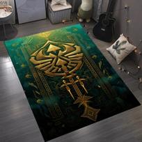Zelda Legendos kilimas su spaudiniu svetainės dekoravimui Vaikų kambario kilimėlis žaidimams Lovos kilimėlis Balkono laisvalaikio kilimėlis prie sofos Dovana 50x80cm