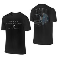 2025 Death Stranding 2 Nauja serija Marškinėliai Vyrams Moterims Vaizdo žaidimas 100% Medvilnė T-shirt Trumpomis Rankovėmis 2-pusiai 4XL 5XL 6XL Viršutiniai drabužiai S black