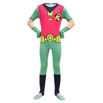 Anime Teen Titan Robino kostiumas berniukams Tobulas superherojų Cosplay kombinezonas** Jumpsuit Only,120cm blue