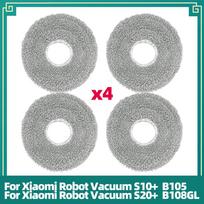 Suderinama su Xiaomi Robotiniu dulkių siurbliu S10+/S20+ Atsarginės dalys Pagrindinis šepetys, Šoninis šepetys, HEPA filtras, Šluostės priedai
