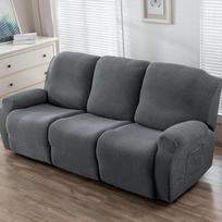1/2/3 vietų recliner sofos užvalkalas, fotelio užvalkalas svetainei, elastinis dvivietės sofos užvalkalas, tempiami fotelių užvalkalai 1seater(4pcs)