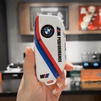Aukščiausios kokybės BMW raktų dėklas X1 X2 X3 X4 X5 X6 3 5 7 serijoms, su ašmenų dizainu, dažytas raktų apvalkalas white