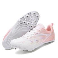 Cross-Country Spikes for All Ages - Perfect for Middle School Competitions 38 white